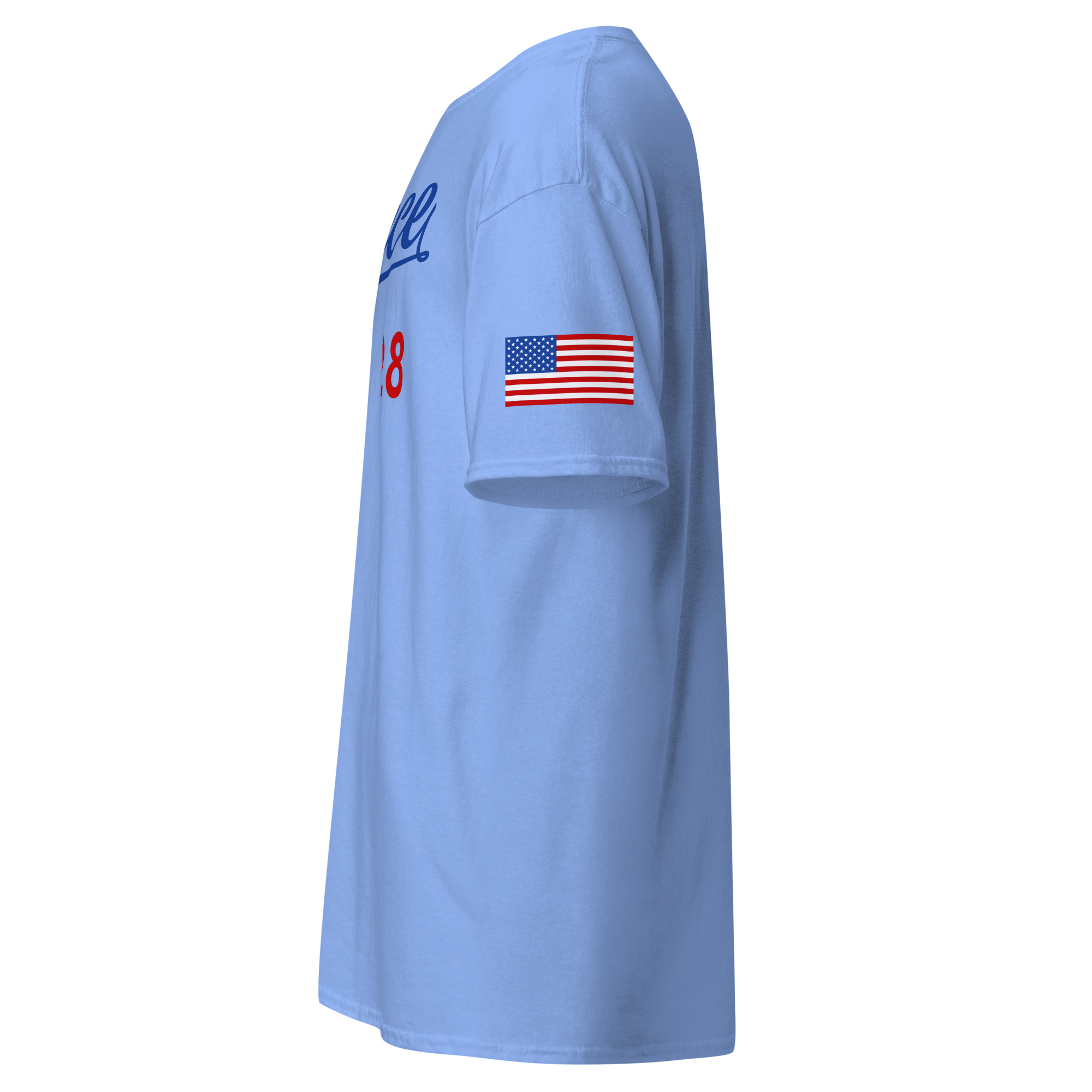 unisex classic tee carolina blue left 6988ca358b8bc